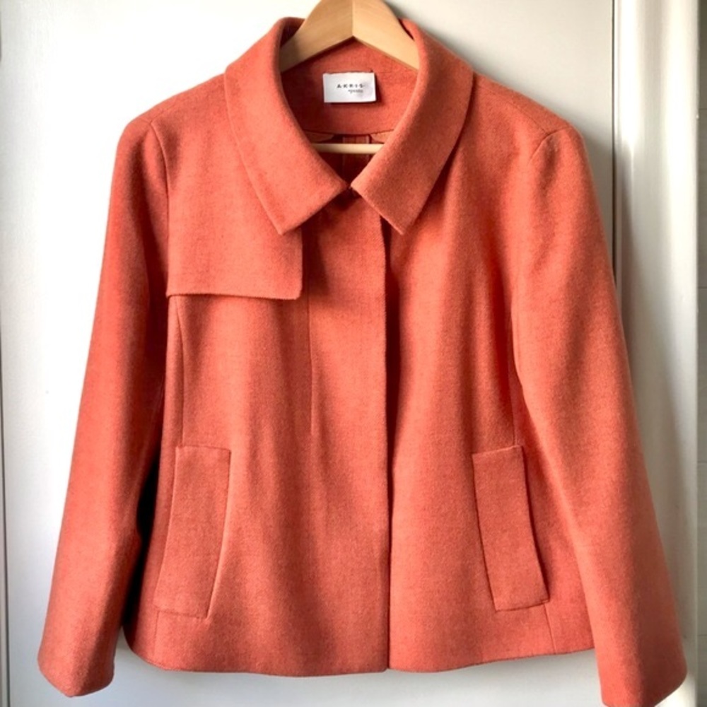 Akris Punto Coral Wool Blend Jacket